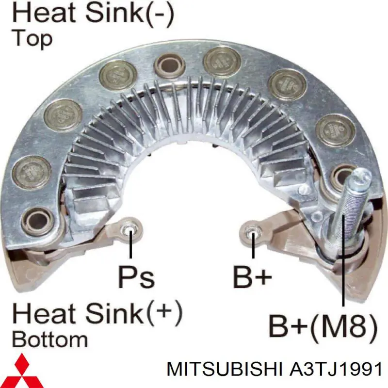 Генератор A3TJ1991 Mitsubishi