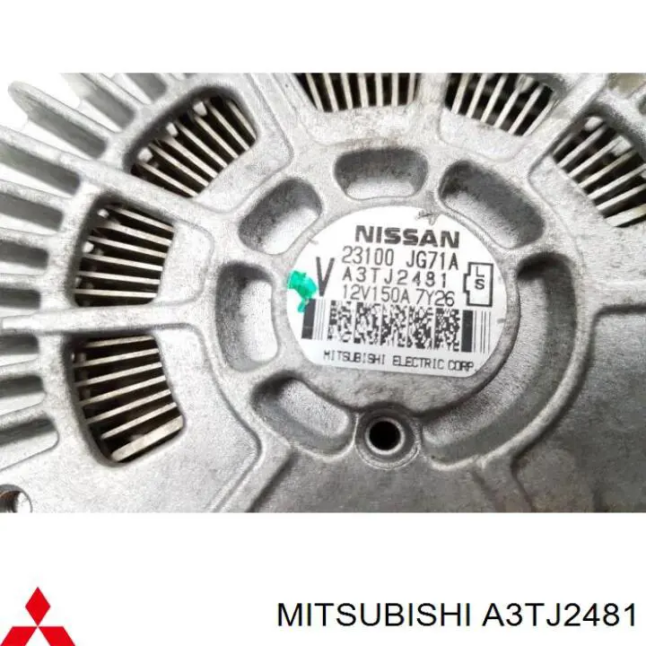 A3TJ2481 Mitsubishi Генератор автомобильный