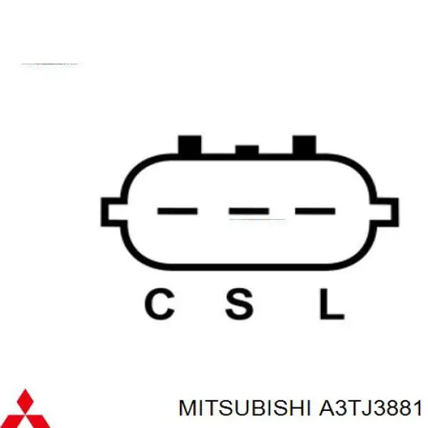 Генератор A3TJ3881 Mitsubishi