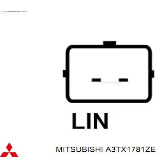 Автомобильный генератор Mitsubishi A3TX1781ZE цена, от 154.44 USD