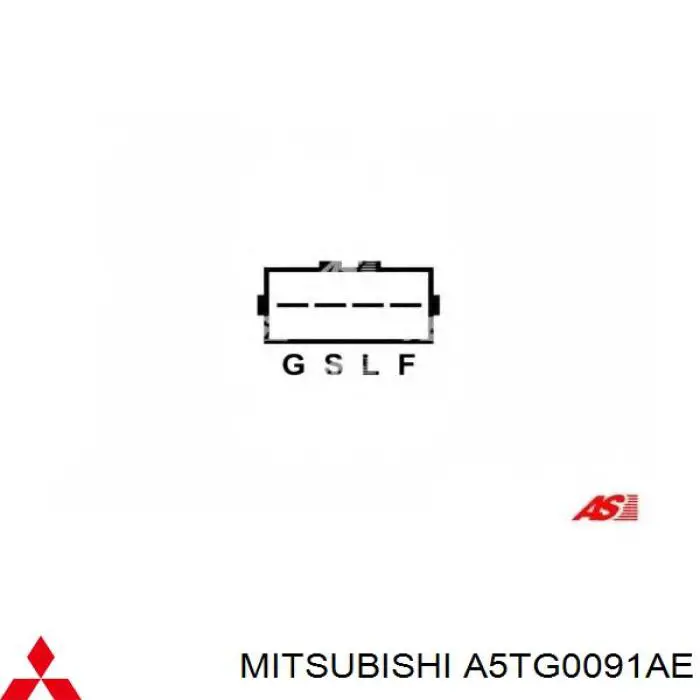 Автомобильный генератор Mitsubishi A5TG0091AE цена, от 50.68 USD