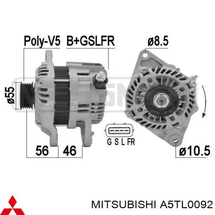 Купить 1800A287 Matomi Генератор