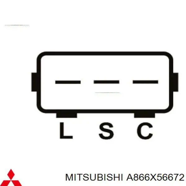 A866X56672 Mitsubishi Реле-регулятор напряжения