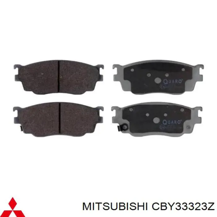 Передние тормозные колодки CBY33323Z Mitsubishi