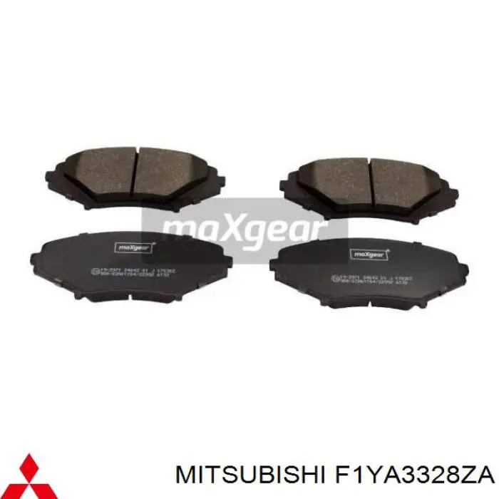 Передние тормозные колодки F1YA3328ZA Mitsubishi