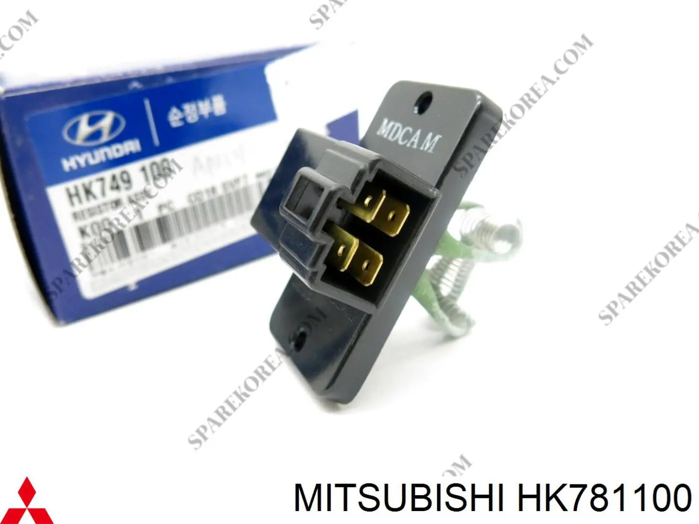 Мотор стеклоочистителя лобового стекла HK781100 Mitsubishi