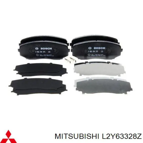 Передние тормозные колодки L2Y63328Z Mitsubishi