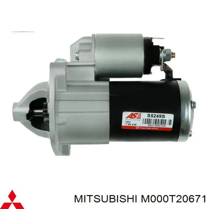 Стартер двигателя Mitsubishi M000T20671