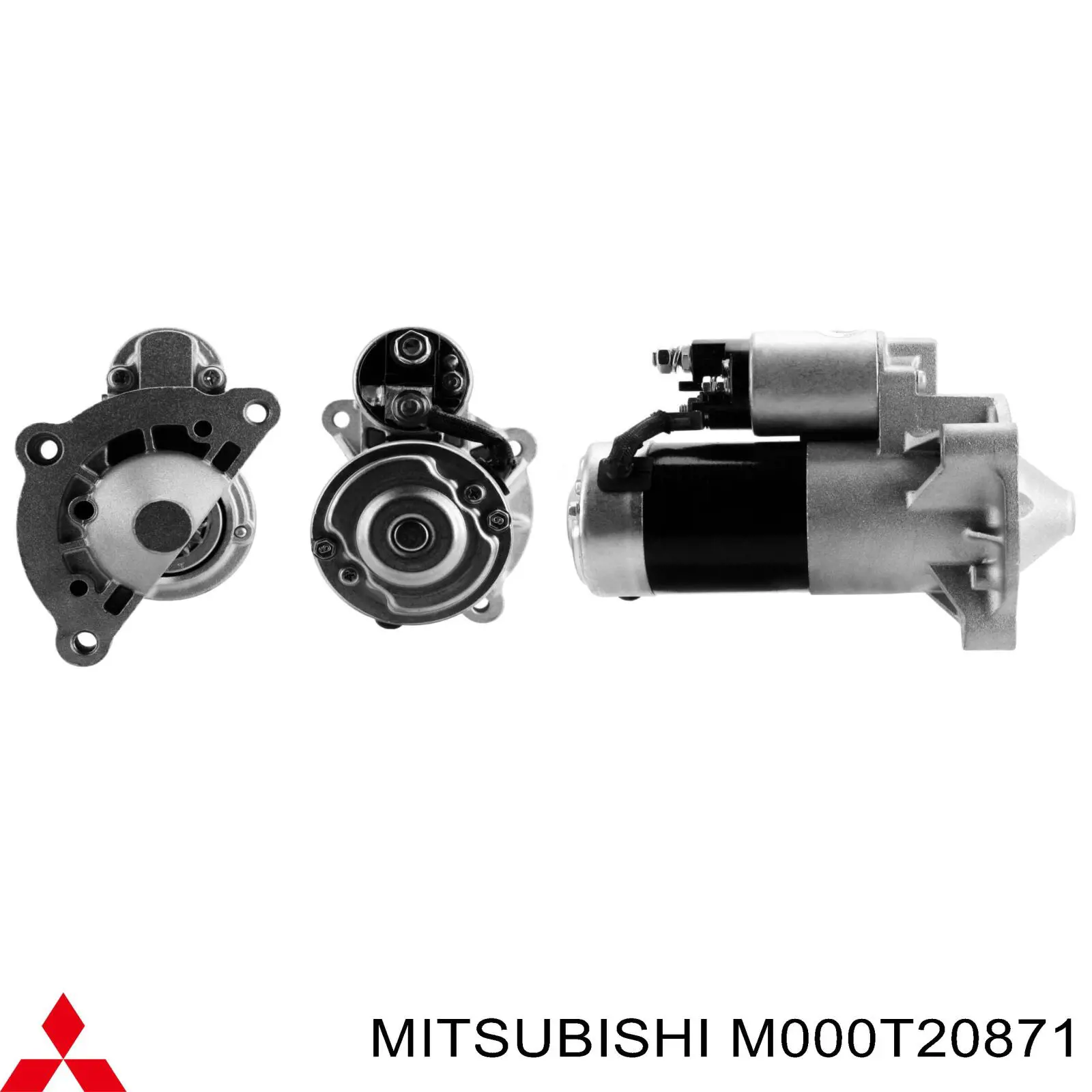 Стартер Mitsubishi M000T20871 цена, от 49.41 USD