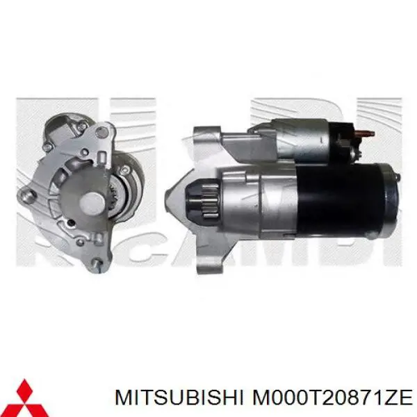 Стартер Mitsubishi M000T20871ZE цена, от 70.07 USD