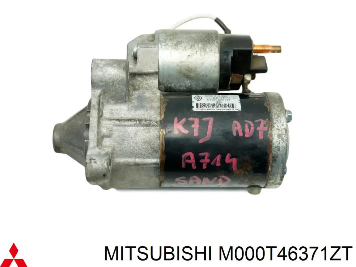 M000T46371ZT Mitsubishi Стартер автомобиля