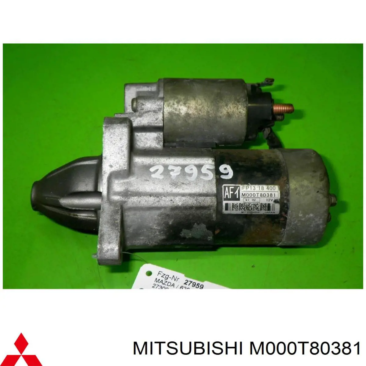 Стартер Mitsubishi M000T80381 цена, от 86.03 USD