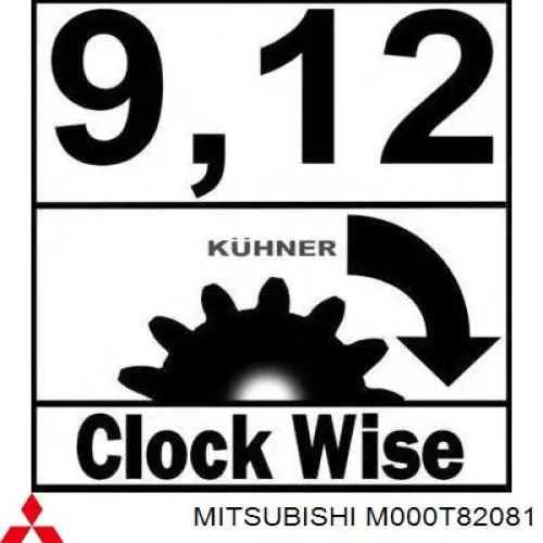 Стартер Mitsubishi M000T82081 цена, от 27.09 USD
