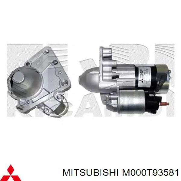 Стартер M000T93581 Mitsubishi