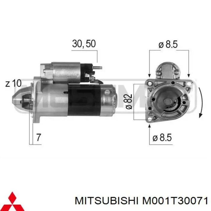 Стартер 101574 Febi