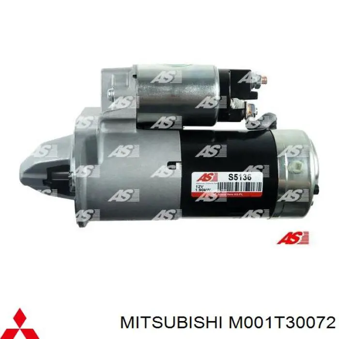 Стартер Mitsubishi M001T30072 цена, от 33.86 USD