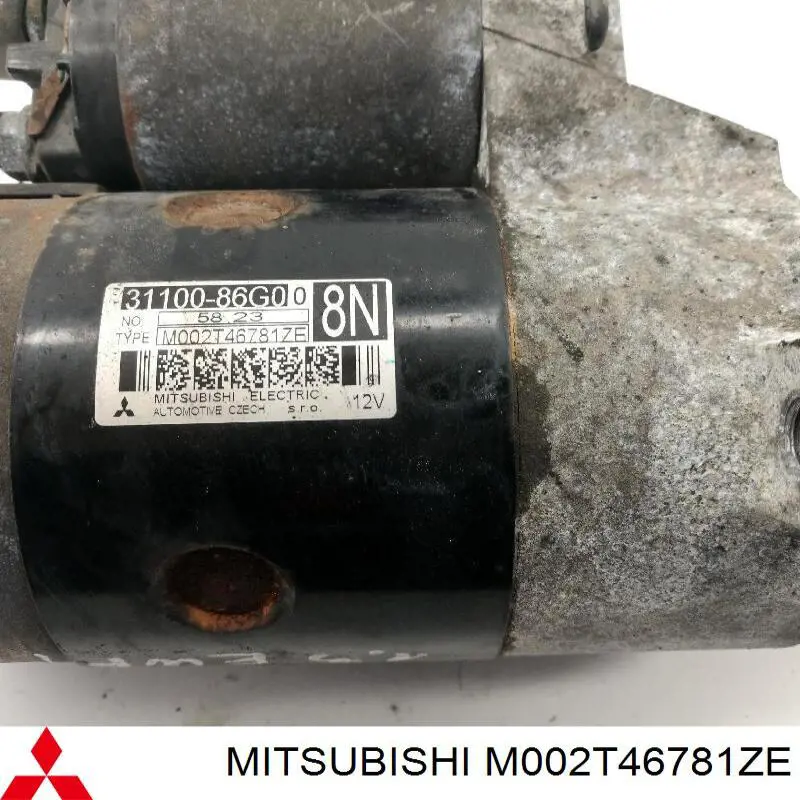 Стартер Mitsubishi M002T46781ZE цена, от 82.38 USD