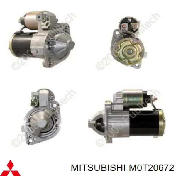 Стартер M0T20672 Mitsubishi