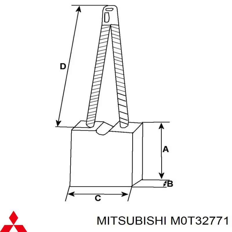 Стартер ZJ3818400 Mitsubishi