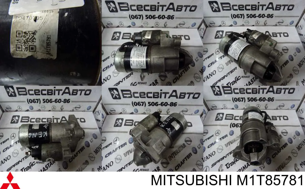 M1T85781 Mitsubishi motor de arranco