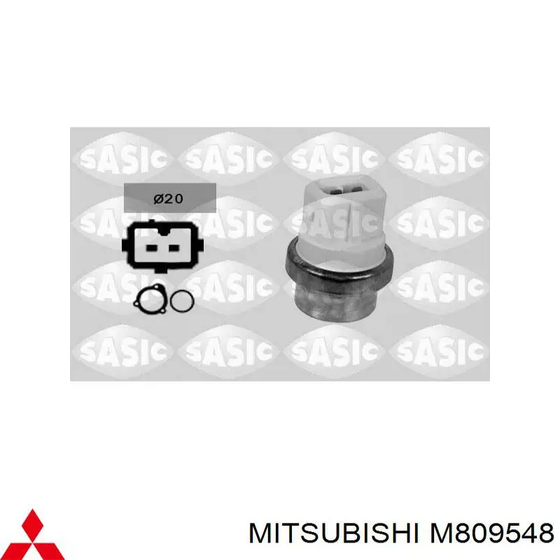 Купить M809548 Mitsubishi Датчик температуры охл.жидкости, на прибор
