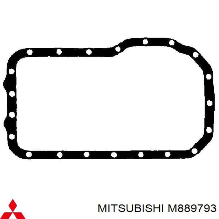 Junta, cárter de aceite M889793 Mitsubishi