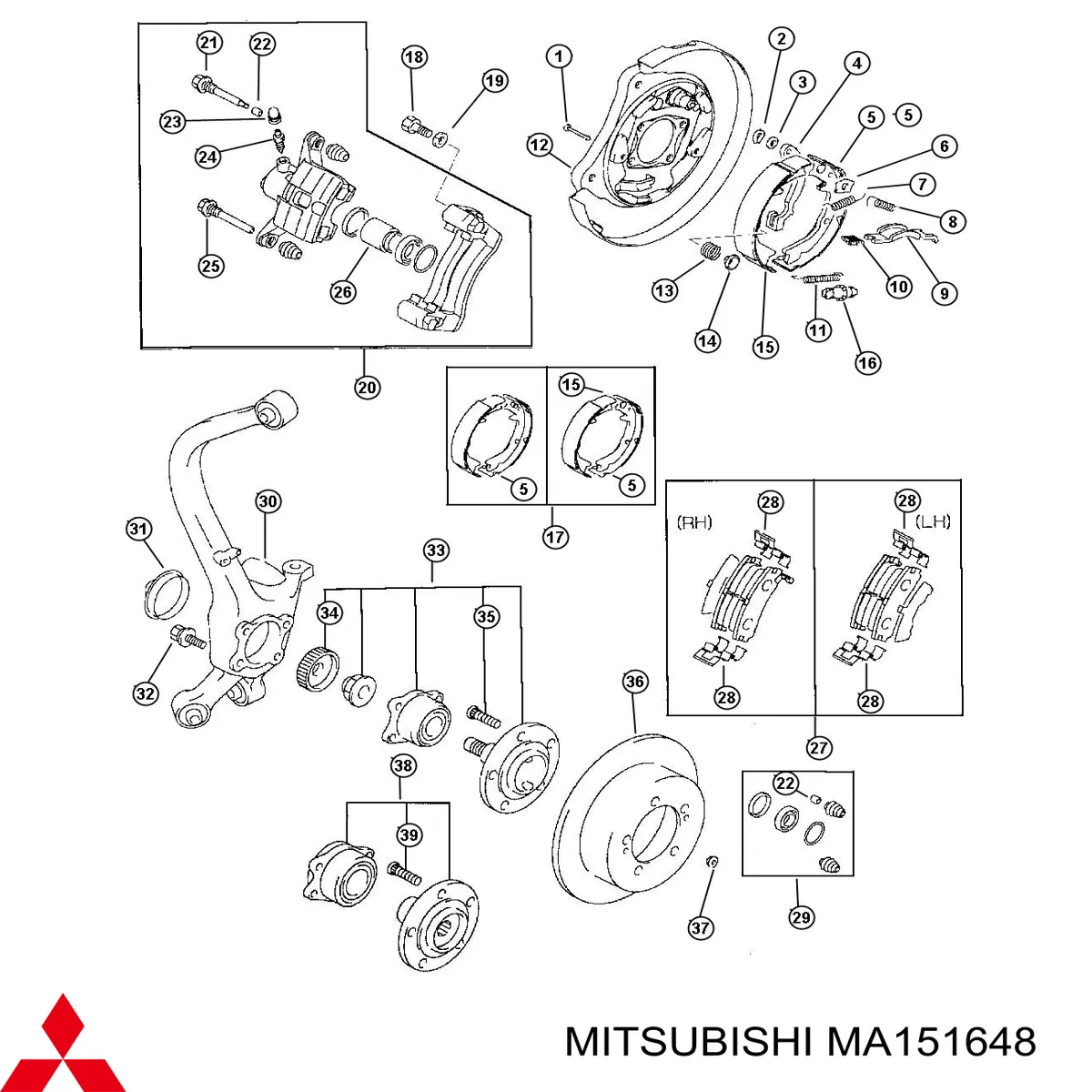 MT191874 Mitsubishi 