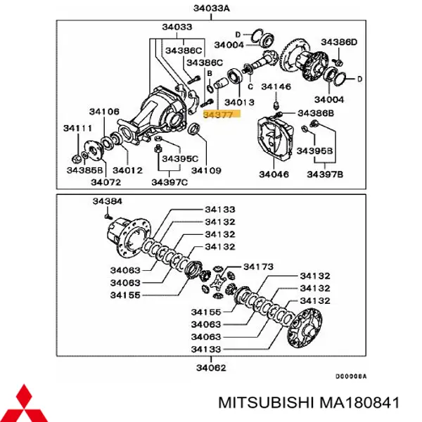 MA180841 Mitsubishi 