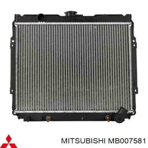 MB007587 Mitsubishi радиатор
