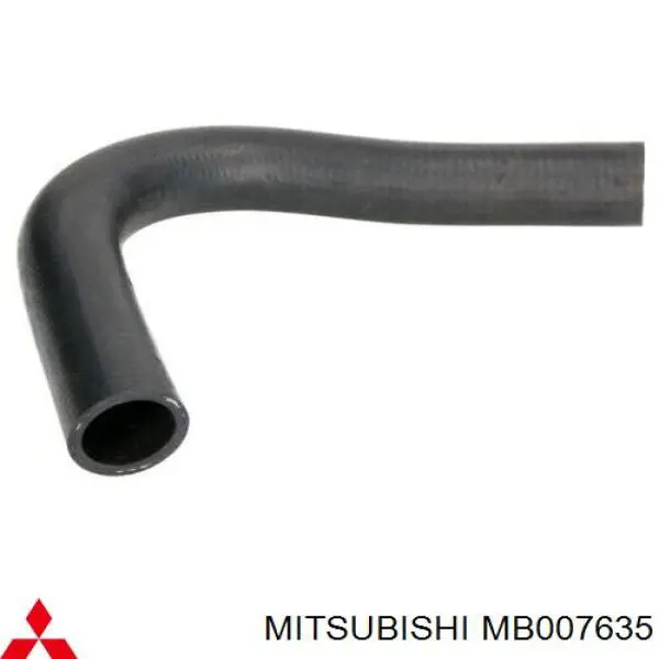 MB007635 Mitsubishi mangueira (cano derivado inferior do radiador de esfriamento)