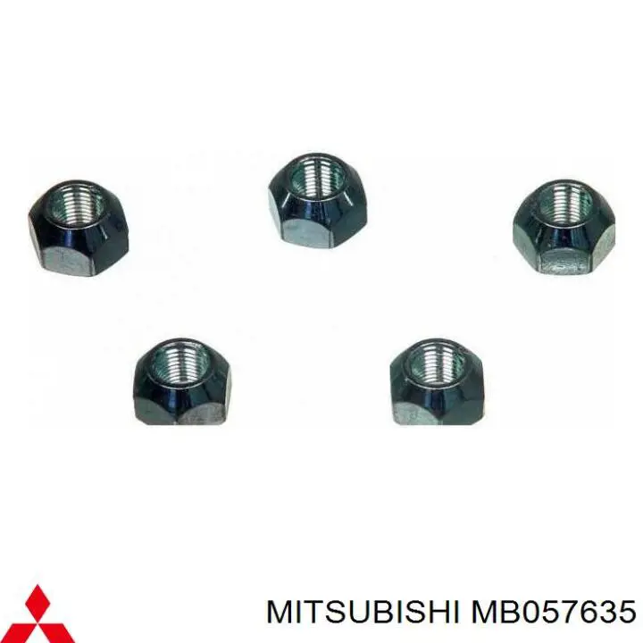 Гайка крепления колеса Mitsubishi MB057635 цена, от 1.94 USD