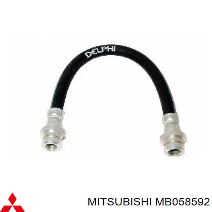 Tubo flexible de frenos trasero MB058592 Mitsubishi