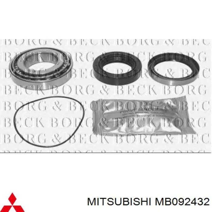 Подшипники задней ступицы Mitsubishi MB092432 цена, от 13.00 USD
