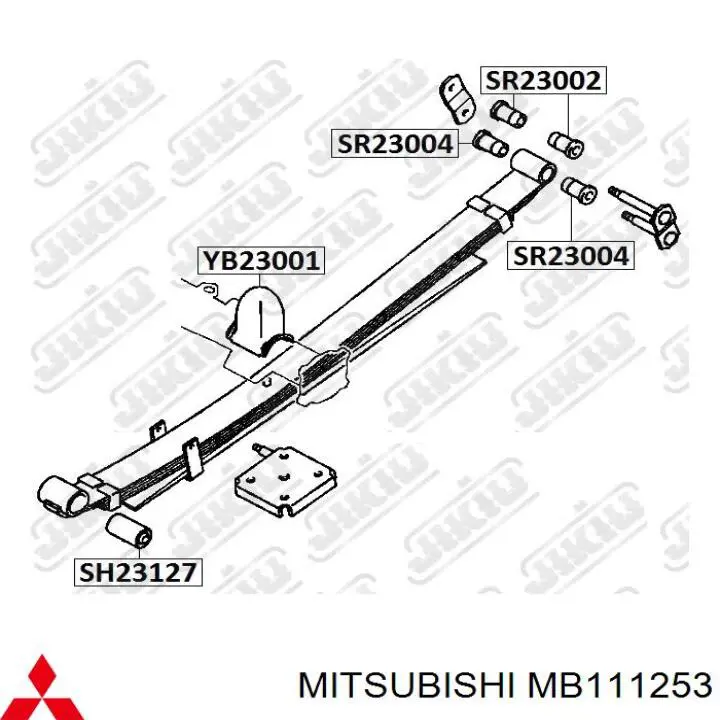 Буфер задней рессоры AND 3S501005 цена, от 14.46 USD