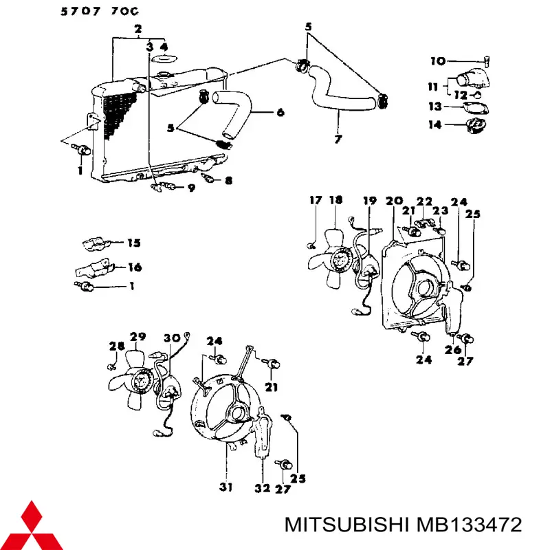  MB239844 Mitsubishi