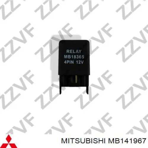 MB229456 MITSUBISHI Relé, faro antiniebla original y equivalente