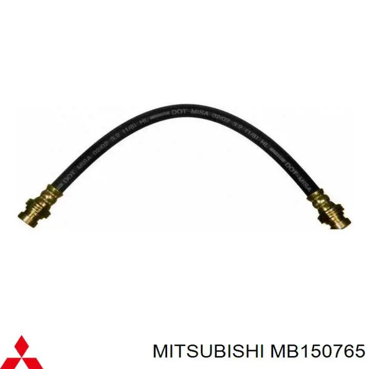 MB699989 Mitsubishi шланг тормозной передний