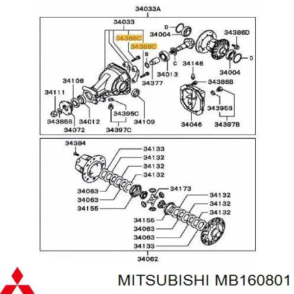  MB160801 Mitsubishi