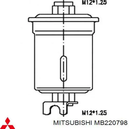 MB220798 Mitsubishi топливный фильтр
