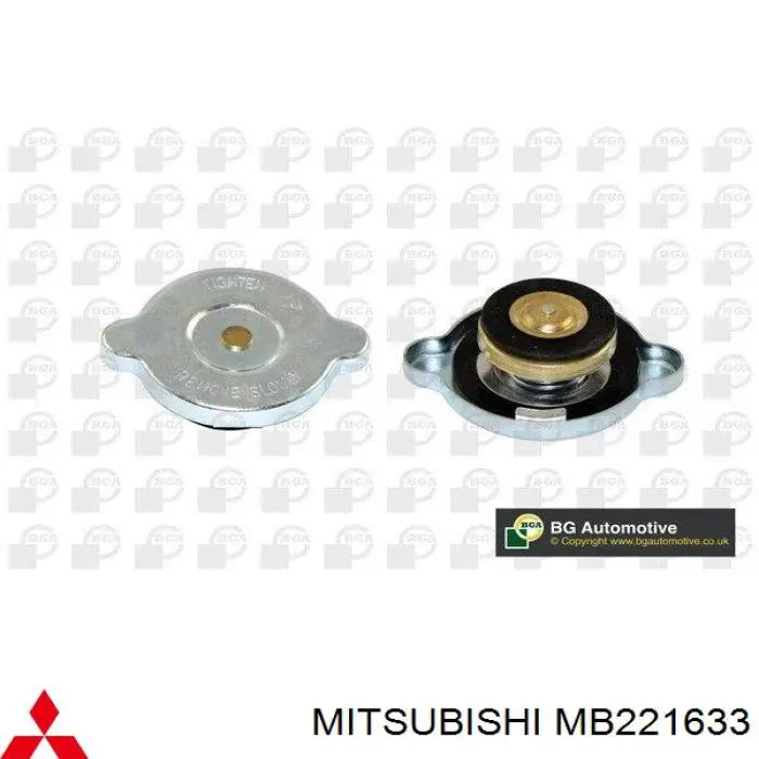 MB221633 Mitsubishi крышка (пробка радиатора)