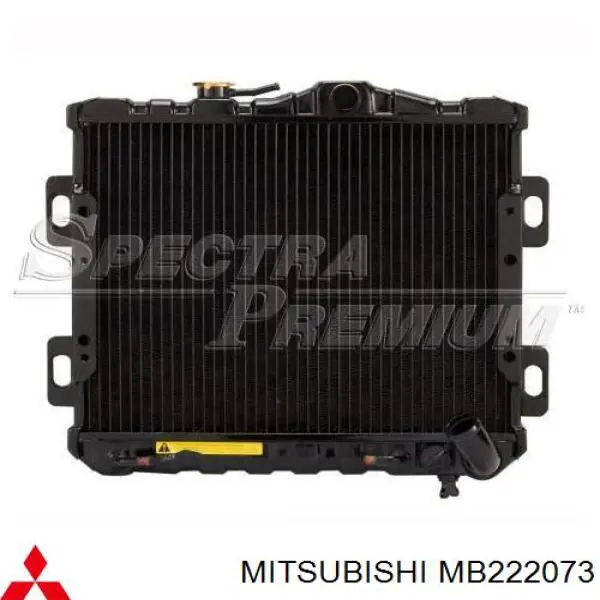 Радиатор охлаждения двигателя Mitsubishi MB222073 цена, от 67.64 USD