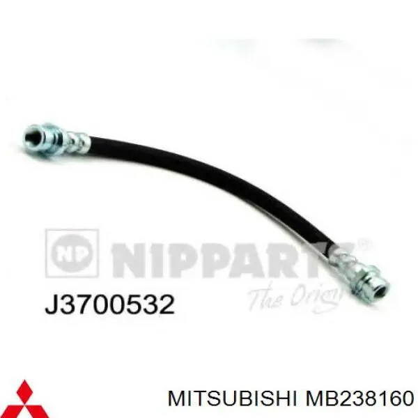 MB238160 Mitsubishi шланг тормозной задний