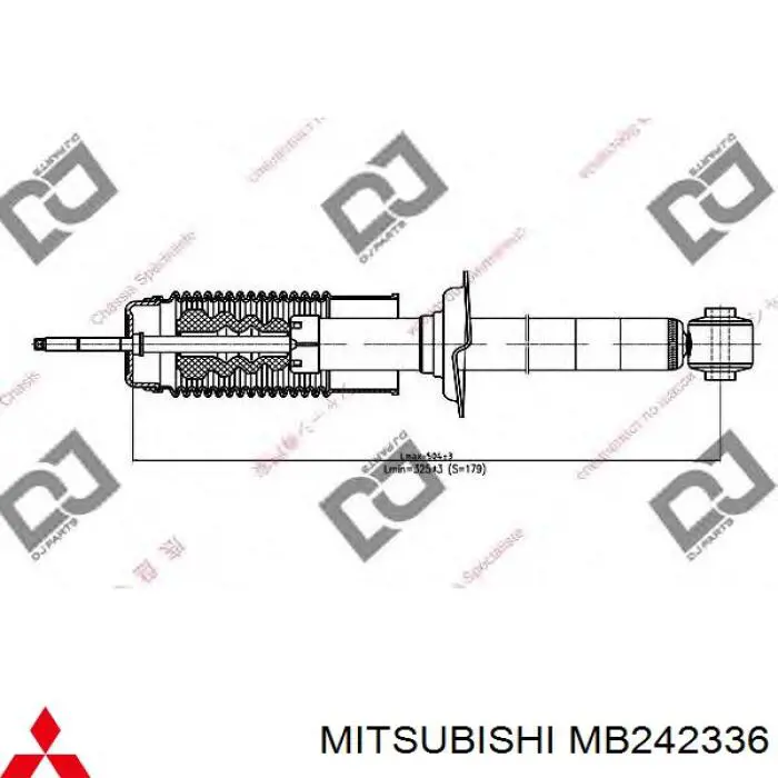 Задний амортизатор Tokico U2731