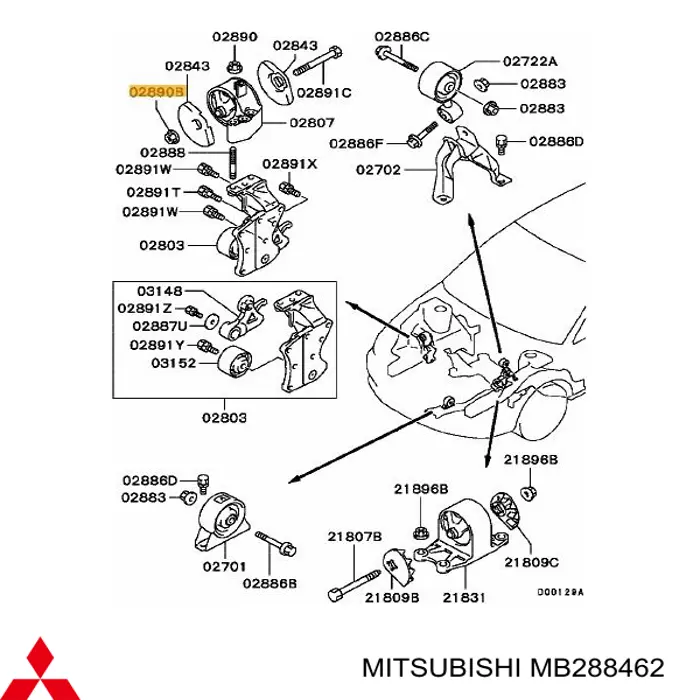  MB288462 Mitsubishi