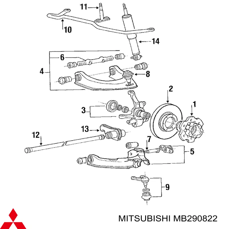  MB290822 Mitsubishi