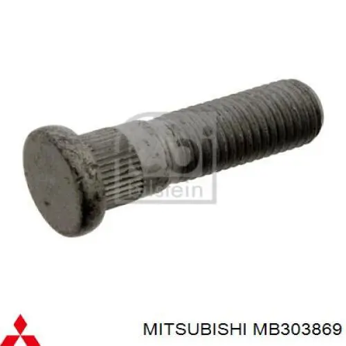 Шпилька колесная задняя/передняя Mitsubishi MB303869 цена, от 2.10 USD