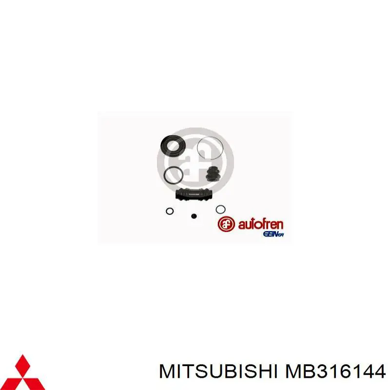 Суппорт тормозной задний левый MB316144 Mitsubishi