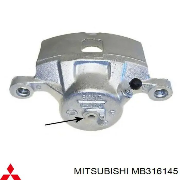 Купить MB316145 Mitsubishi Суппорт задний правый