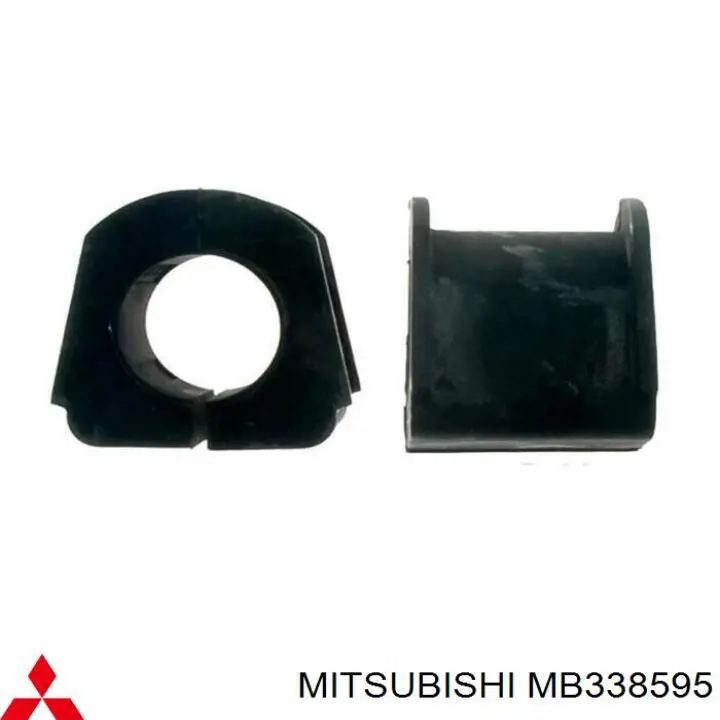 MB338595 Mitsubishi bucha de estabilizador traseiro