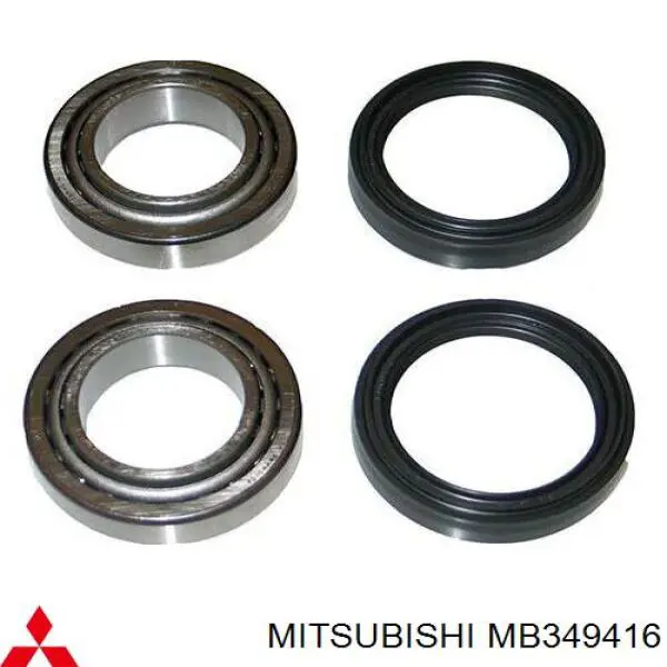 Комплект подшипника ступицы колеса Mitsubishi MB349416 цена, от 10.66 USD
